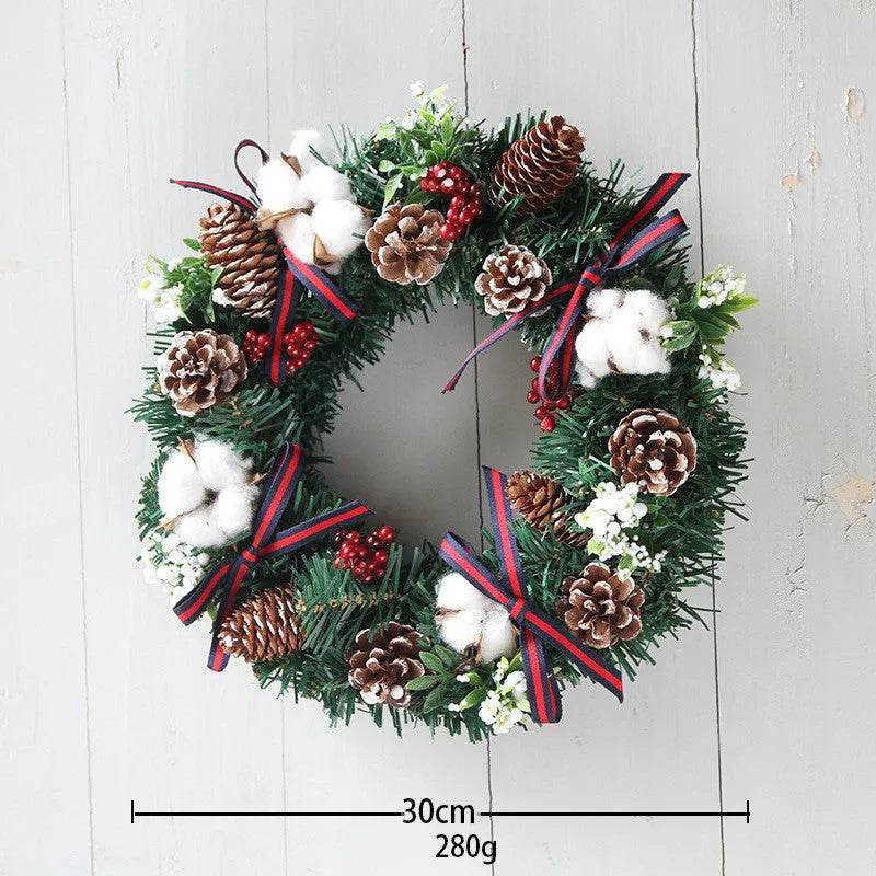 30cm 40cm Christmas Wreath Ornaments Christmas Wreath - EX-STOCK Canada