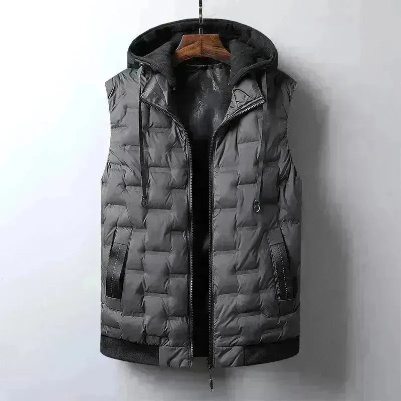 Gilet à puffer pour hommes veste d'hiver sans manches