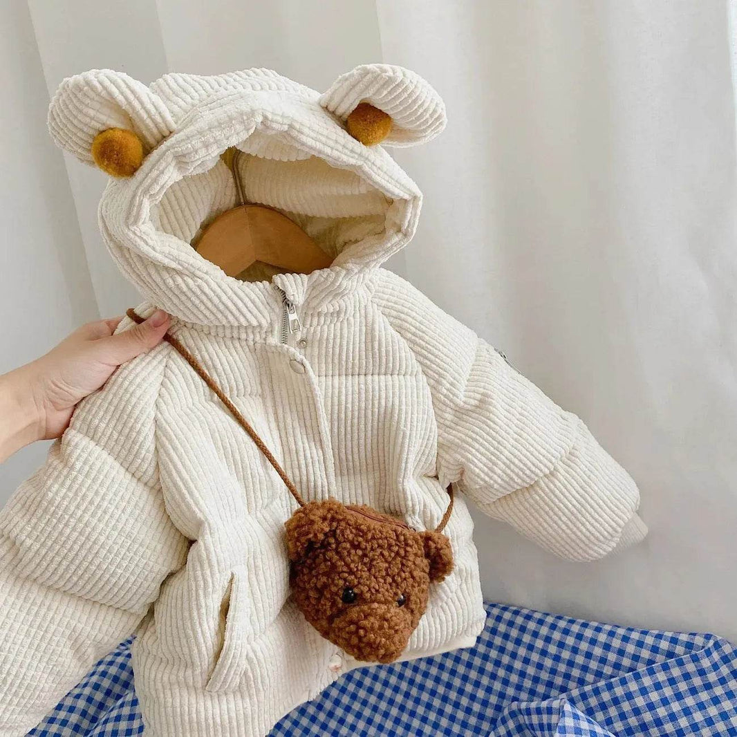 Baby Boy Girl Cute Cartoon Cotton Hoodie Winter Jacket Kid - EX-STOCK Canada