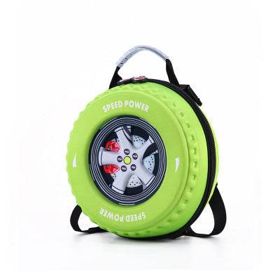 Kid's Small Schoolbag Personalized Creative 3D Cartoon Tire Kindergarten Backpack - EX-STOCK Canada