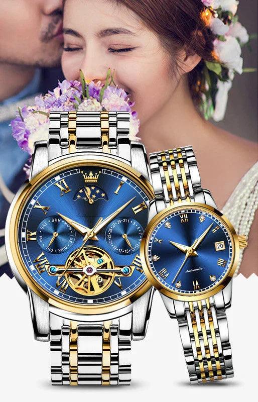 Couple's Automatic Pair Of Mechanical Watches EX-STOCK Canada