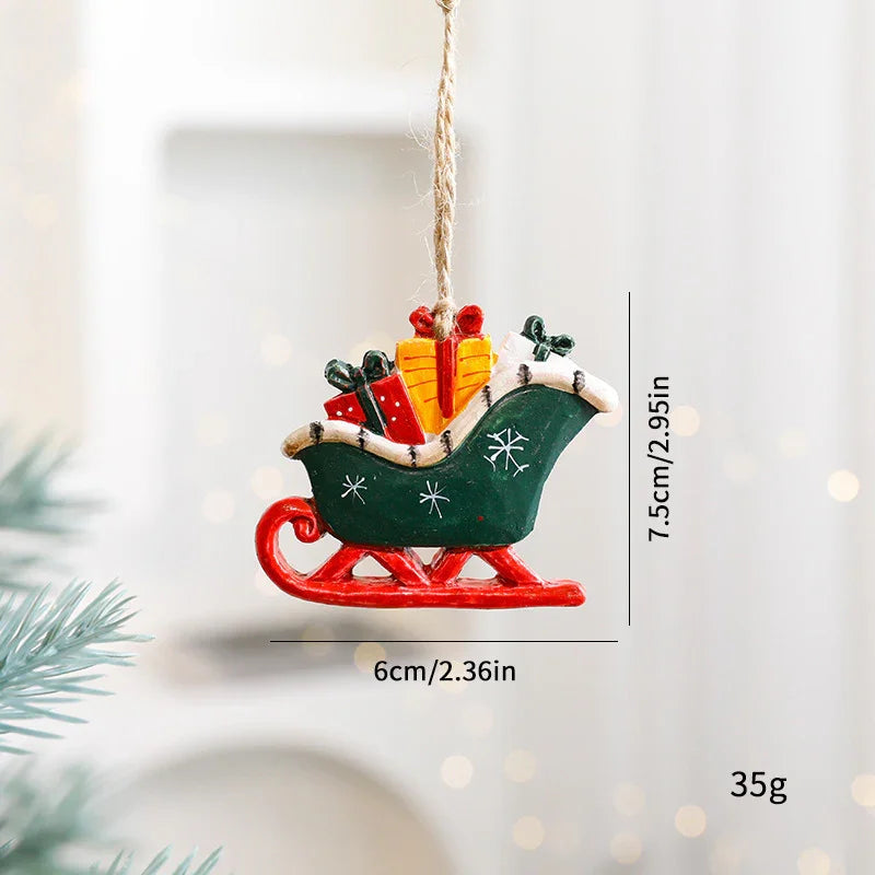 Christmas Decorations Cartoon Elk Ornaments EX-STOCK Canada