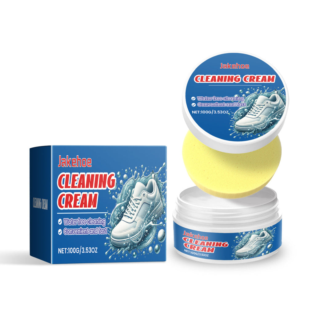 Jakehoe White Shoes Cleaning Balm Water-free Washing Upper To Remove Stains And Brighten Multifunctional Shoe Polishing Cleaning Paste EX-STOCK