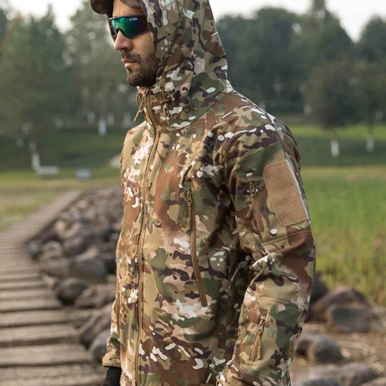 Soft Shell Jacket Plus Size Windproof And Warm Outdoor Mountaineering - EX-STOCK Canada