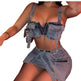 New Denim Strapless Dress Suit Hot Girl Short - EX-STOCK Canada