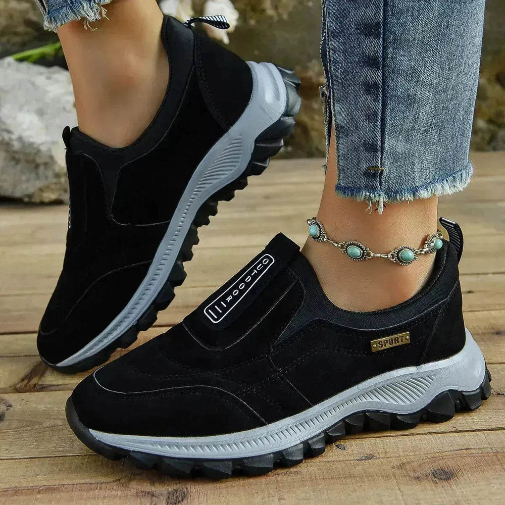Outdoor Slip-on Sports Shoes Comfortable Walking Running Platform Sneakers for Women - EX-STOCK Canada
