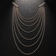 Multi layer Rhinestone Hair Chain Bridal Hair chain clip - EX-STOCK Canada