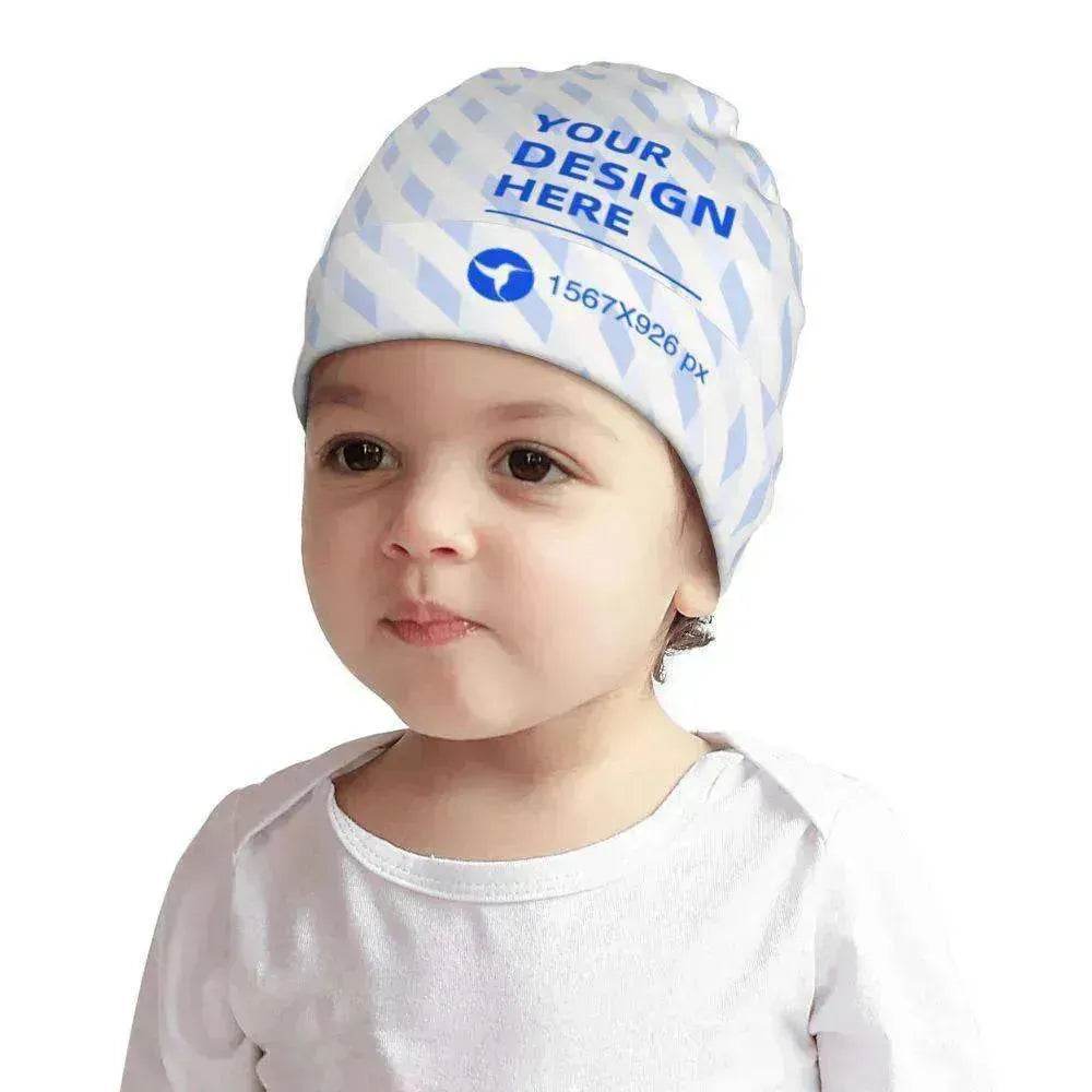 Baby's Customizable Comfortable Skin friendly Cotton Pullover Hat - EX-STOCK Canada