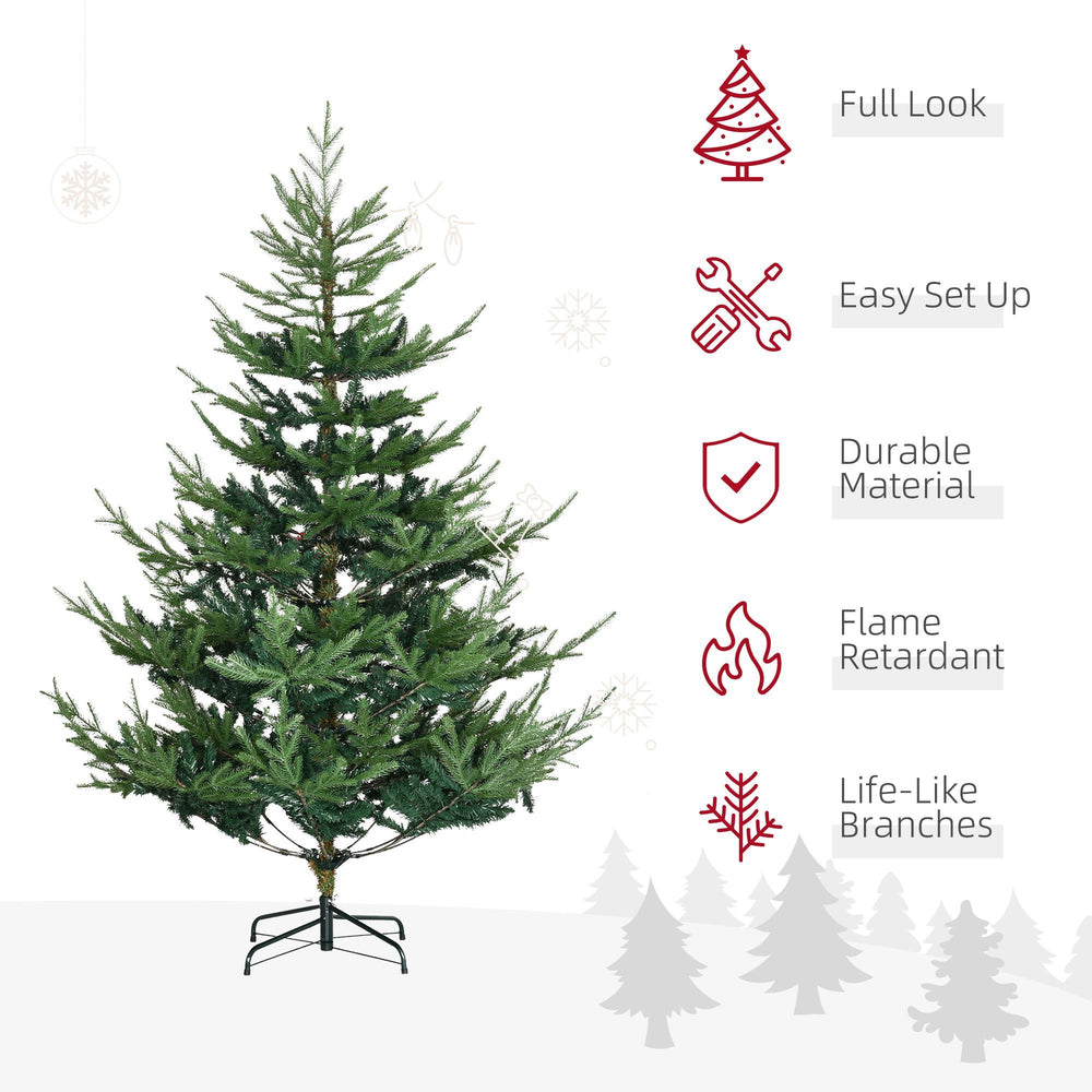 6ft Artificial Christmas Tree With Metal Base, Xmas Tree EX-STOCK Canada