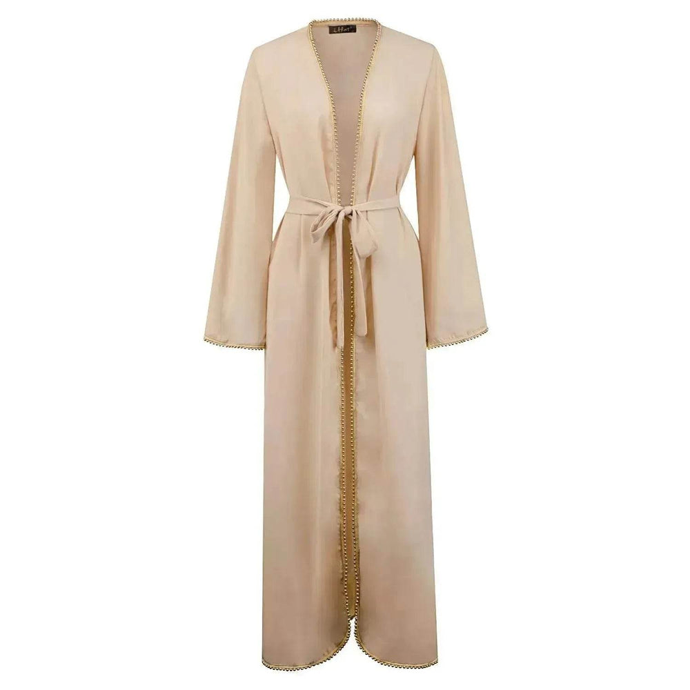 Bandage cardigan robe Arab dress - EX-STOCK Canada