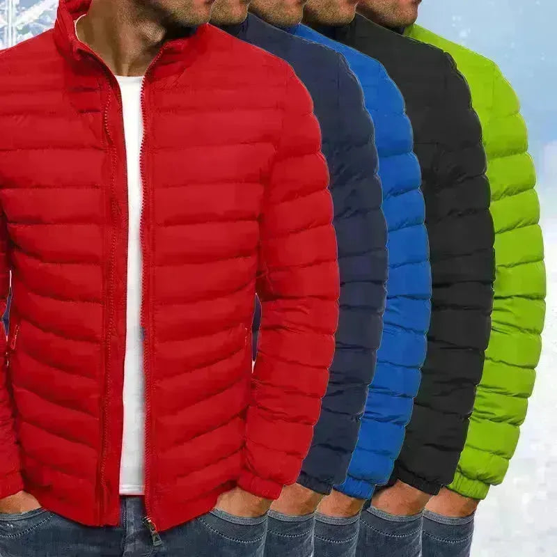 Vestes de puceau longs d'automne pour le vent d'hiver pour hommes rembourrés en coton