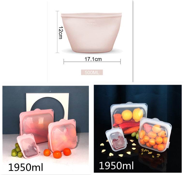 Silicone Food Storage Bag reusable freezer bags - EX-STOCK Canada