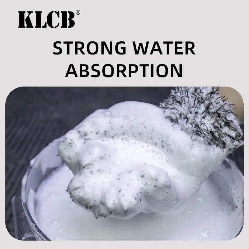 KLCB Soft Double-sided Coral Fleece Car Cleaning Towel Ultra-fine Fiber Scientific Car Washing Dust Without Damaging The Car Five-finger Car Washing Gloves - EX-STOCK Canada