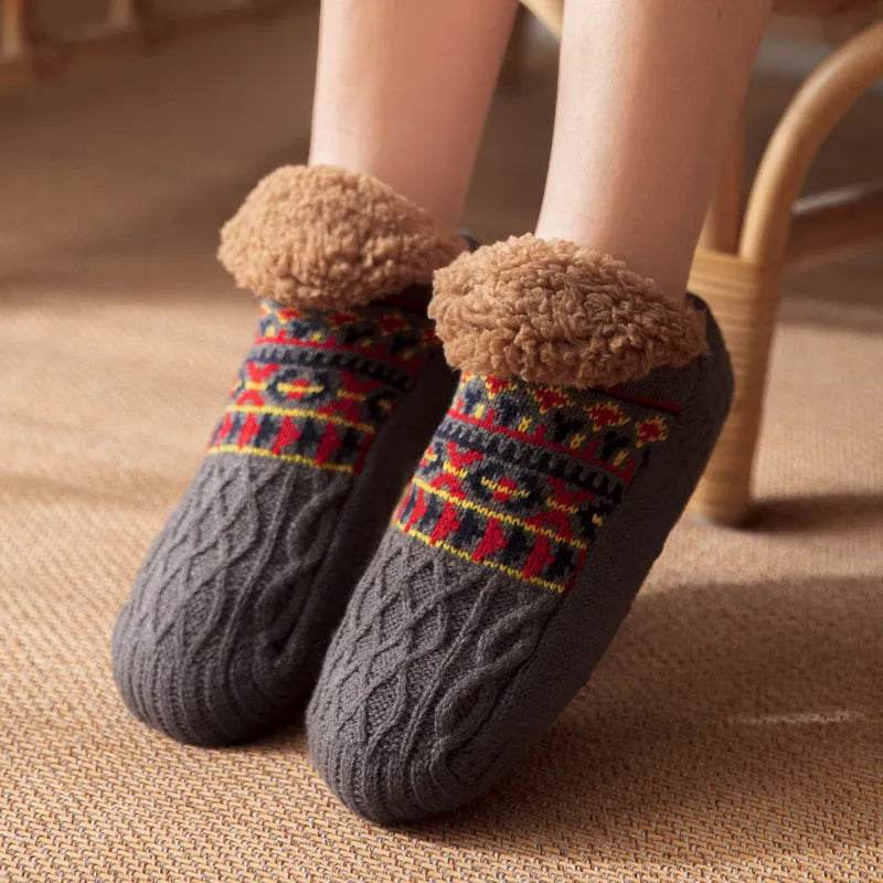 Indoor Home Floor Socks Fall And Winter Warm Non-slip Carpet Socks For Men And Women - EX-STOCK Canada