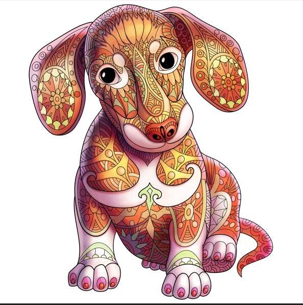 Each Piece Is Animal Shaped Christmas Gift Colorful Elephant Turtle Wooden Jigsaw Puzzles - EX-STOCK Canada