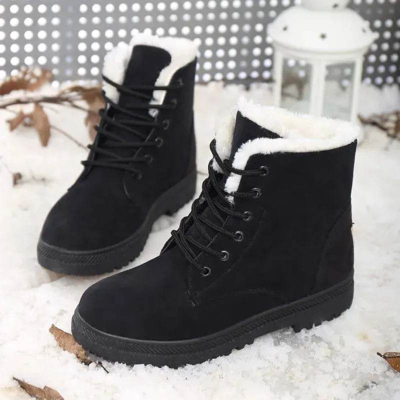 Winter Snow Boots With Warm Plush Ankle Boots For Women Shoes - EX-STOCK Canada