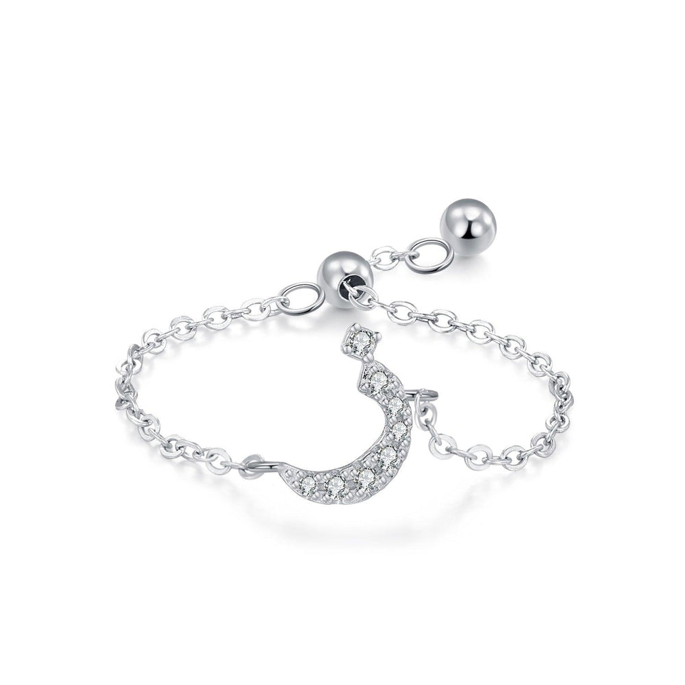 Chaîne extractible en argent sterling S925 avec lettres arabes style niche, assortie et empilableEX-STOCK Canada