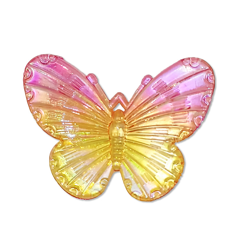 Transparent Butterfly Shoe Buckle Clip – Decorative Shoe Accessory