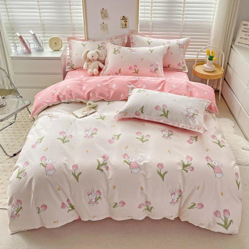 Cartoon Duvet Cover Bedding Bed Sheet Cute Quilt Cover EX-STOCK Canada