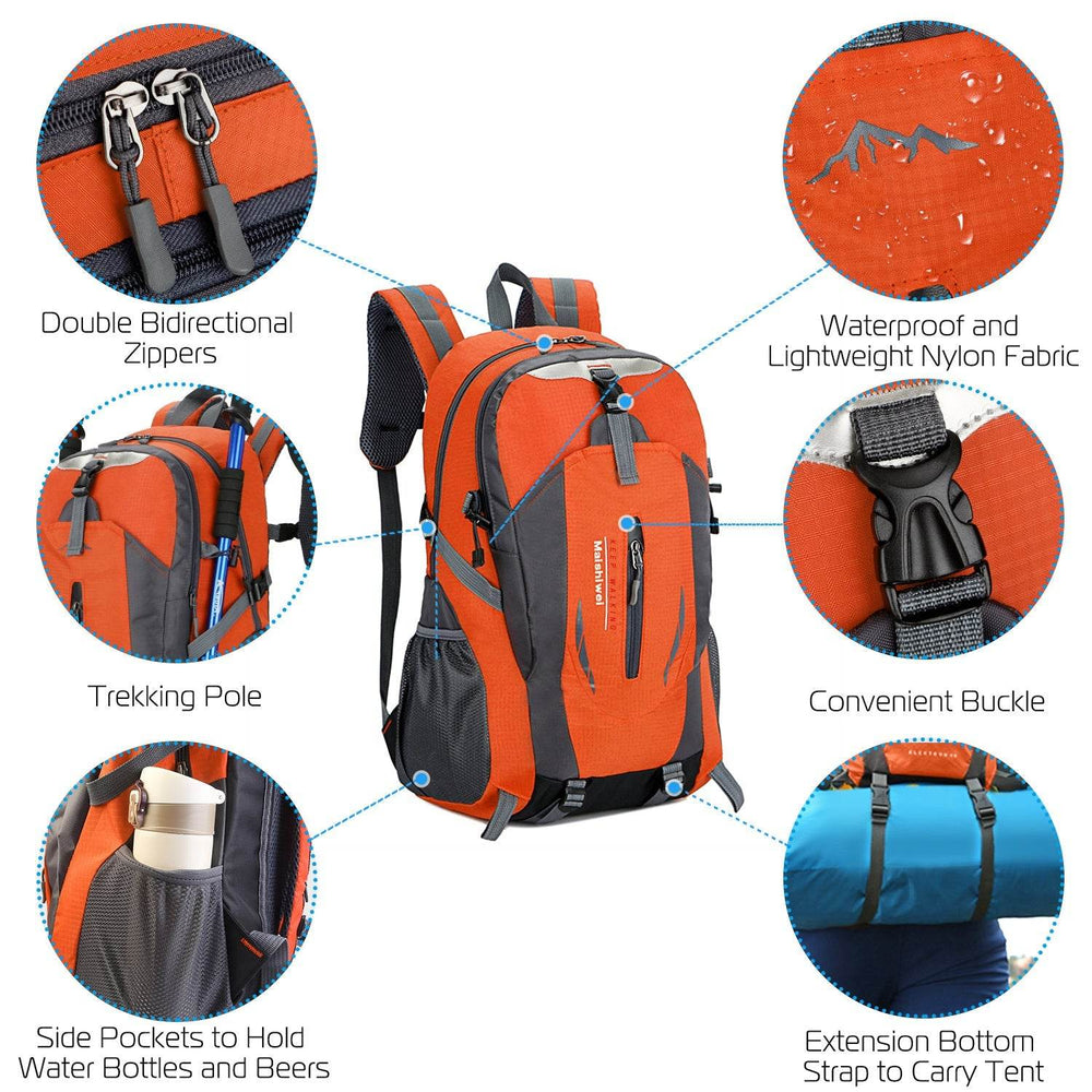 36L Outdoor Backpack Waterproof Daypack Travel Knapsack - EX-STOCK Canada