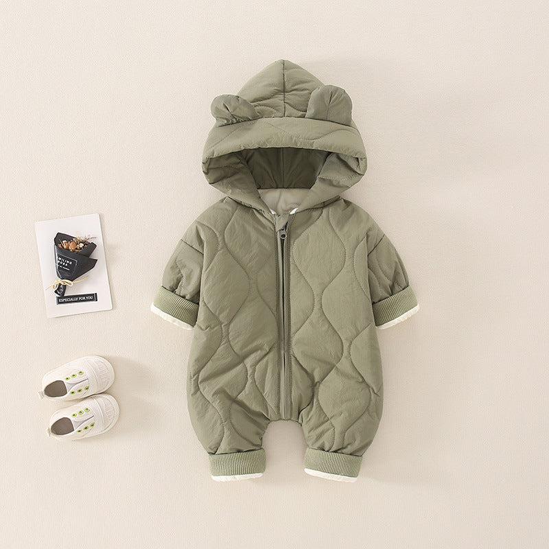 Baby Autumn And Winter Rompers Thermal Clothes | EX-STOCK product gallery photo 5