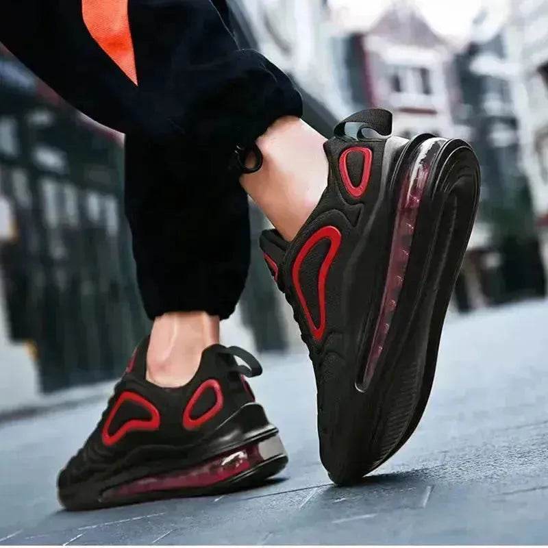 Men's Fashion Outfit Sneakers Air Cushion Outdoor Breathable Lace-up Sneakers Running Sports Shoes - EX-STOCK Canada