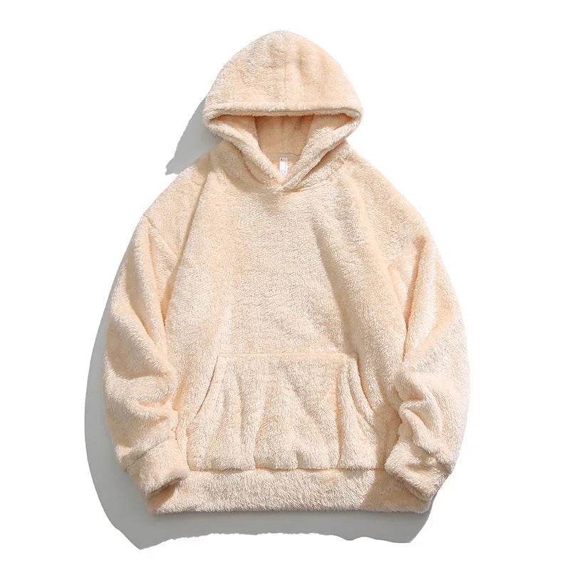 Men's Fashion Retro Winter Couple Casual Fleece Hoodie Sweatshirt top - EX-STOCK Canada