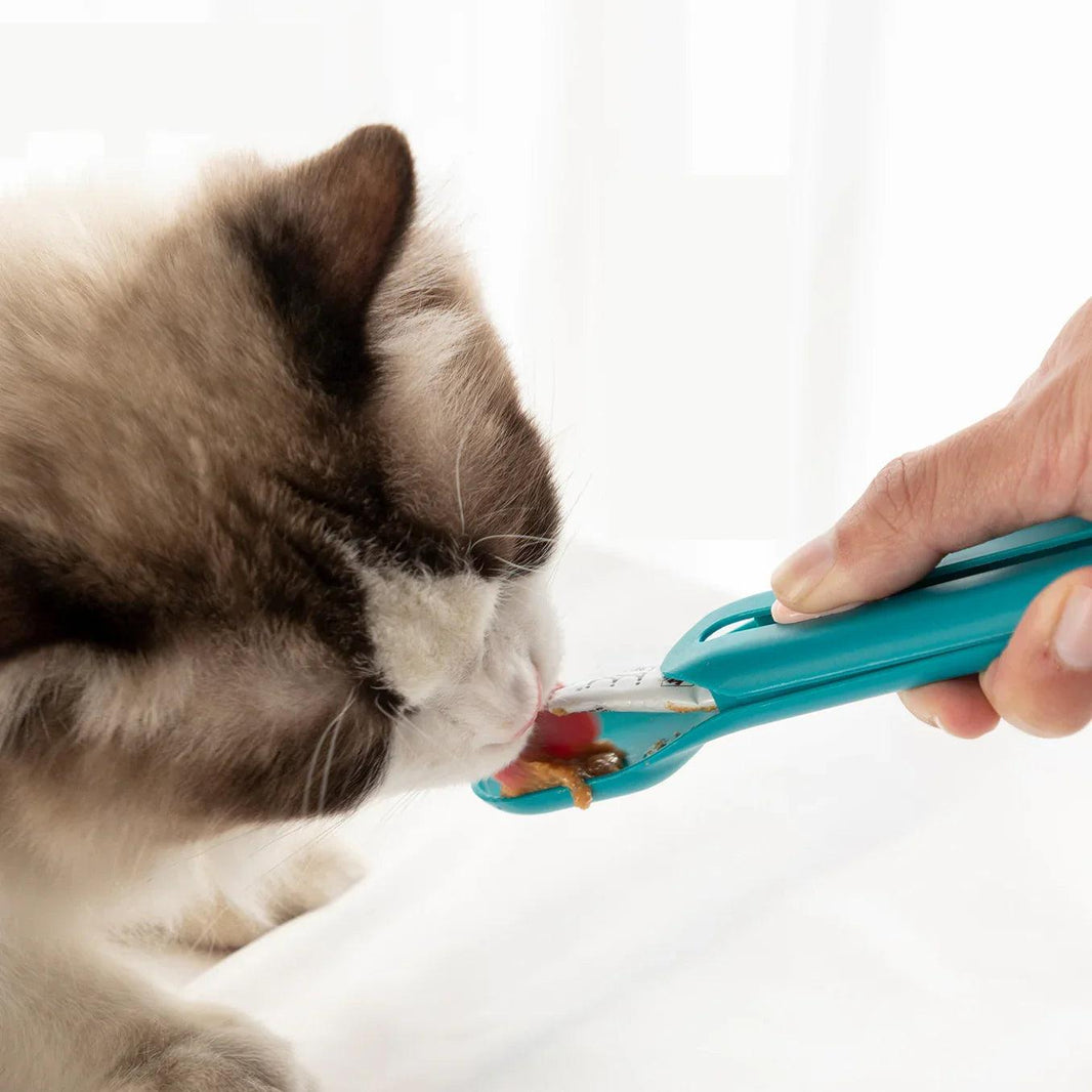 Der Hot Cat Strip Löffelspender Drückt Snack-TierfutterwerkzeugeEX-STOCK Canada