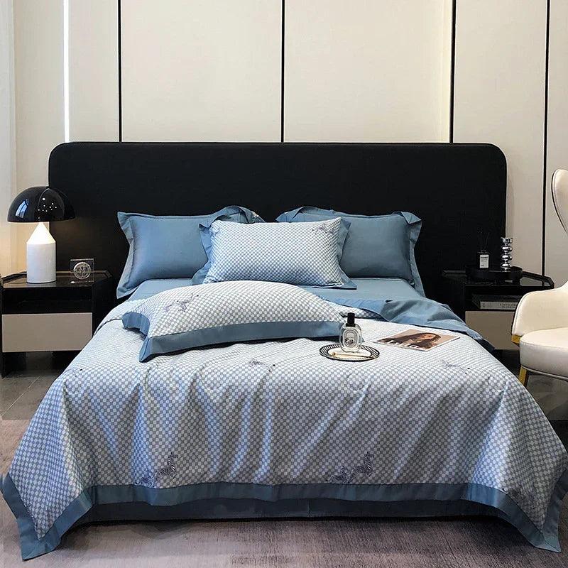 Tencel Summer Duvet Four-piece Washed Silk EX-STOCK Canada