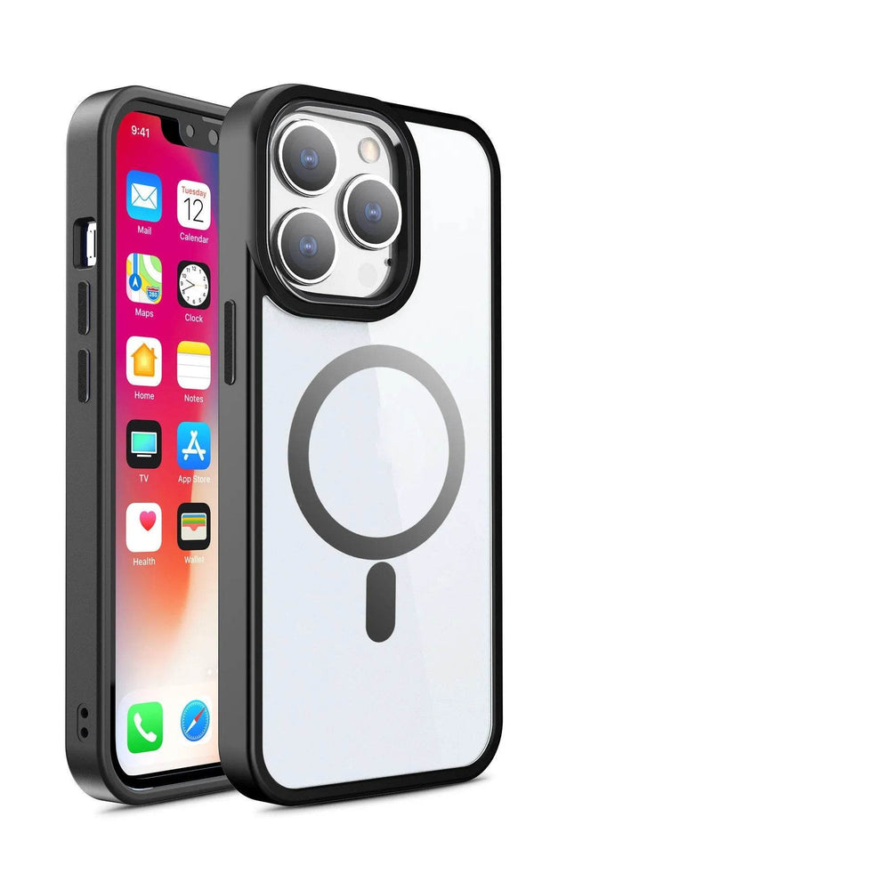 Magnetic Case Transparent Phone Case Protective Cover - EX-STOCK Canada