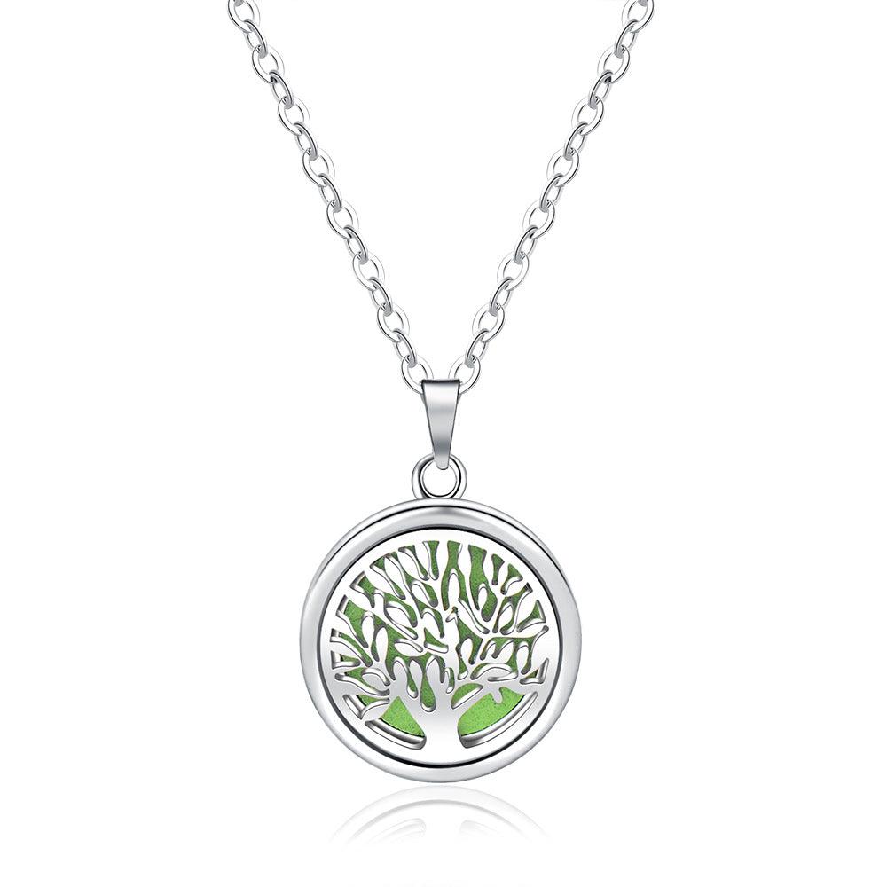 Collier Boîte à Parfum Ronde Creuse Ouverte - EX-STOCK Canada
