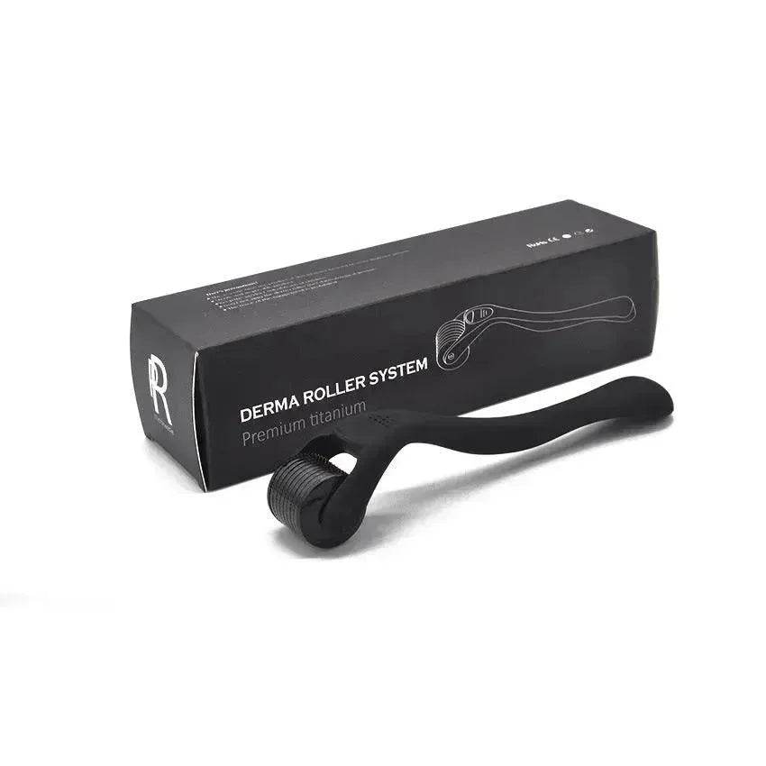 Beard Roller Microneedle Frosted Black Titanium Alloy Needle - EX-STOCK Canada