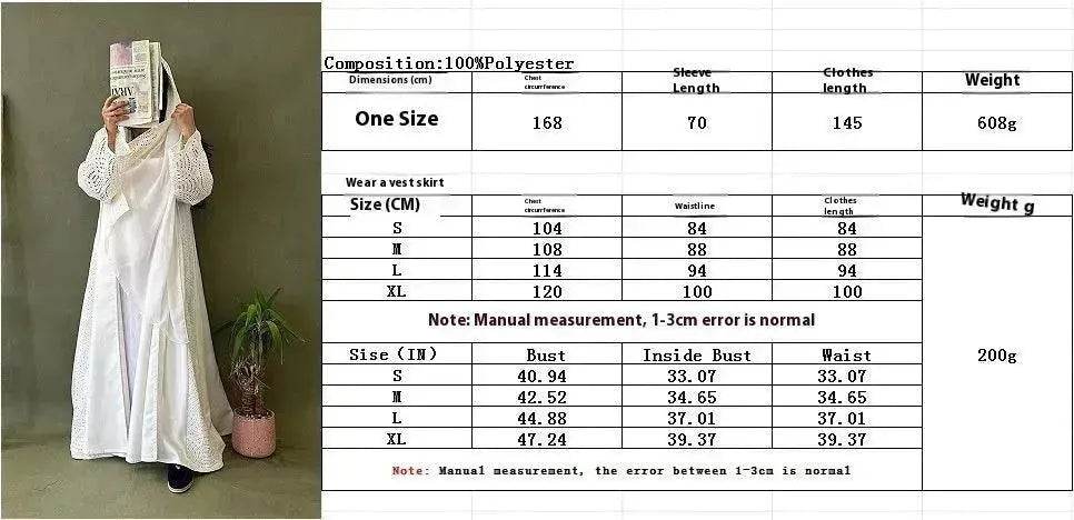 Beautiful Cardigan Robe Abaya Dress for Arab Dubai Turkey Middle East Women. - EX-STOCK Canada