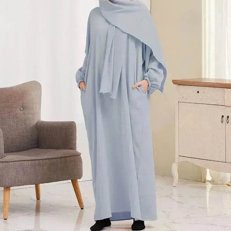 Casual Plain Everyday Abaya for ArabArabic Women Kaftan Abaya for Umrah and Haji. - EX-STOCK Canada