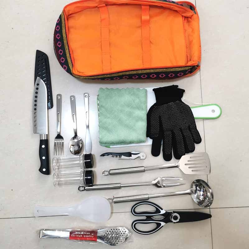 Tent Camping Kitchen RV Cooking Set Utensils Dining Fork Spoon Set EX-STOCK Canada