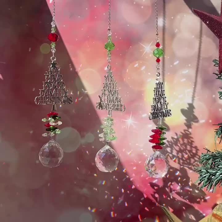 Weihnachts-Sonnenfänger Kristall Weihnachtsbaum AnhängerEX-STOCK Canada