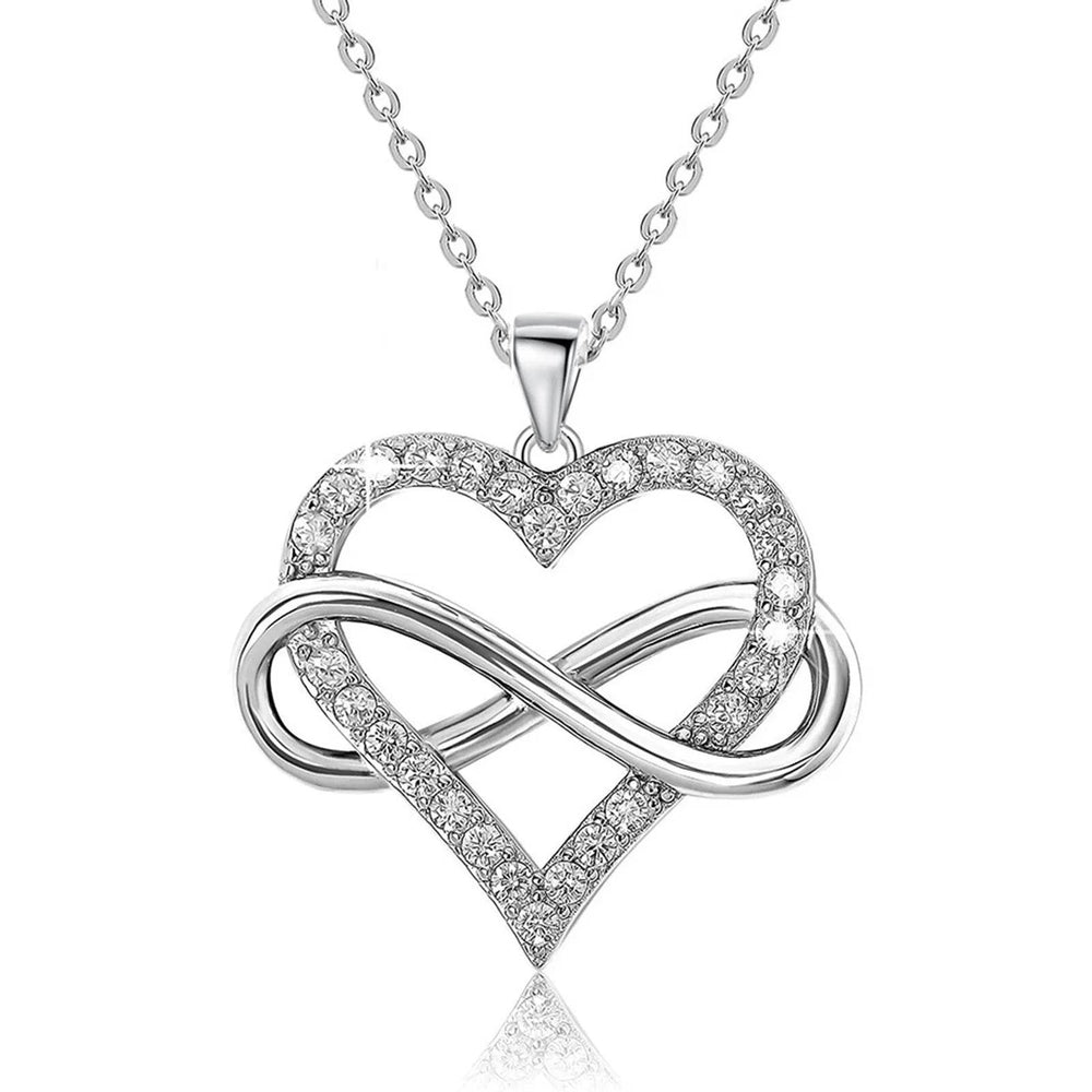 Unlimited Love Necklace Women Wrapped Love Valentine's Day Gifts All Match High-grade Can Not Be Dropped Collarbone Chain - EX-STOCK Canada