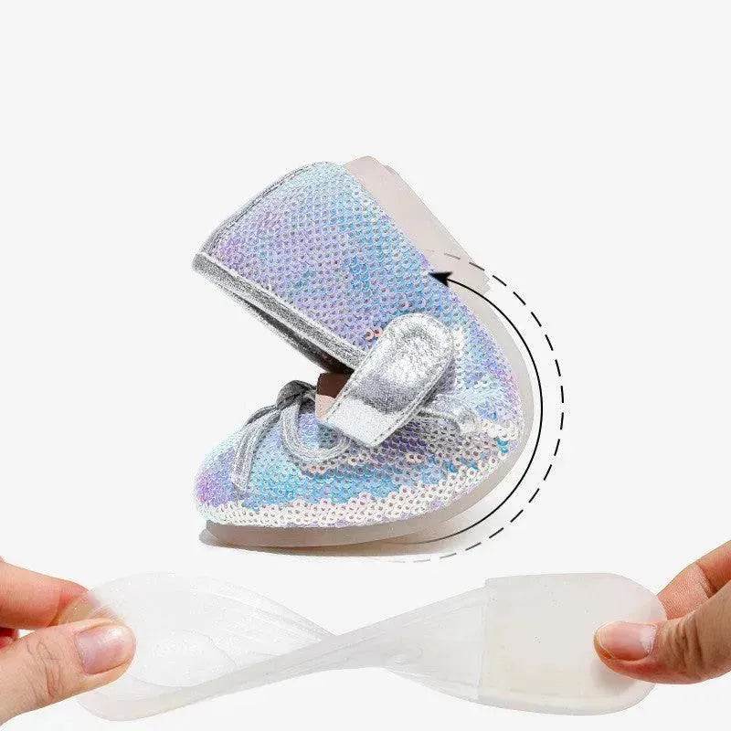 Big Kids Sequined Princess Shoes With Soft Sole - EX-STOCK Canada
