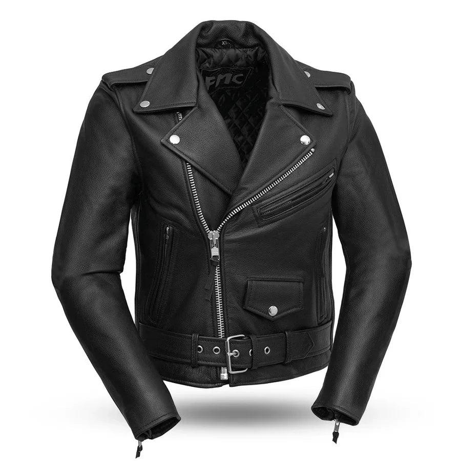 Women’s Motorcycle Leather Jacket. Quilted Thermal Liner & Cowhide EX-STOCK Canada