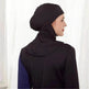 Black Women's Arab 2 Pieces Sets Long Sleeve Top Dress and Pants Abaya Outfits - EX-STOCK Canada