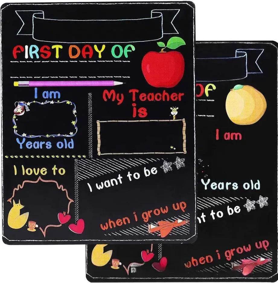 Blackboard First Day Of School Wooden Craftwork - EX-STOCK Canada
