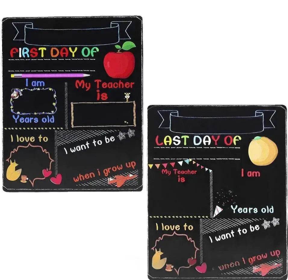 Blackboard First Day Of School Wooden Craftwork - EX-STOCK Canada