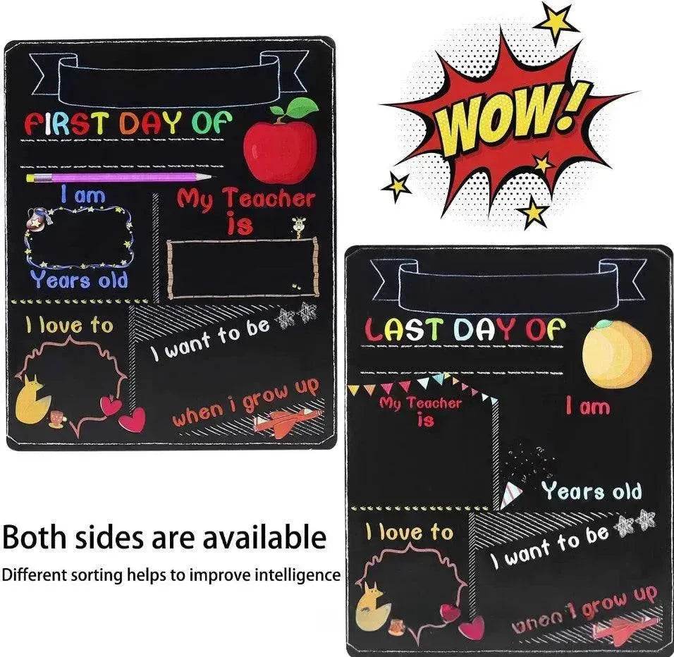 Blackboard First Day Of School Wooden Craftwork - EX-STOCK Canada