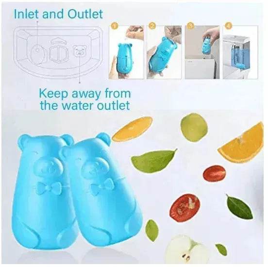 Blue bubble liquid toilet cleaning detergent treasure - EX-STOCK Canada
