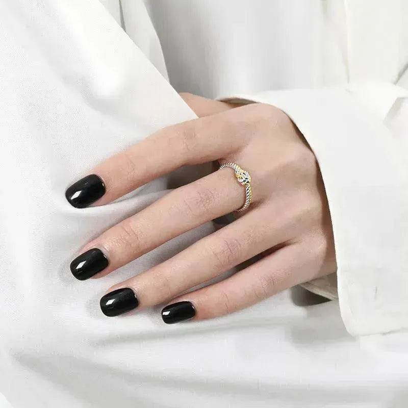 Braid Buckle Ring Female Simple - EX-STOCK Canada