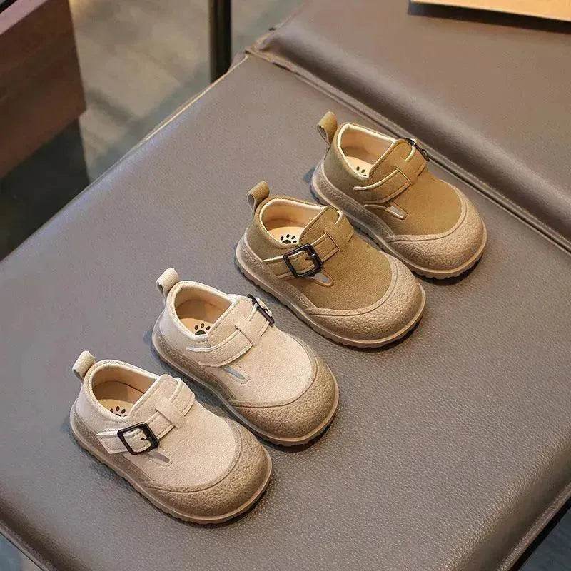 British Style Soft Bottom New Girls' Leather Shoes - EX-STOCK Canada