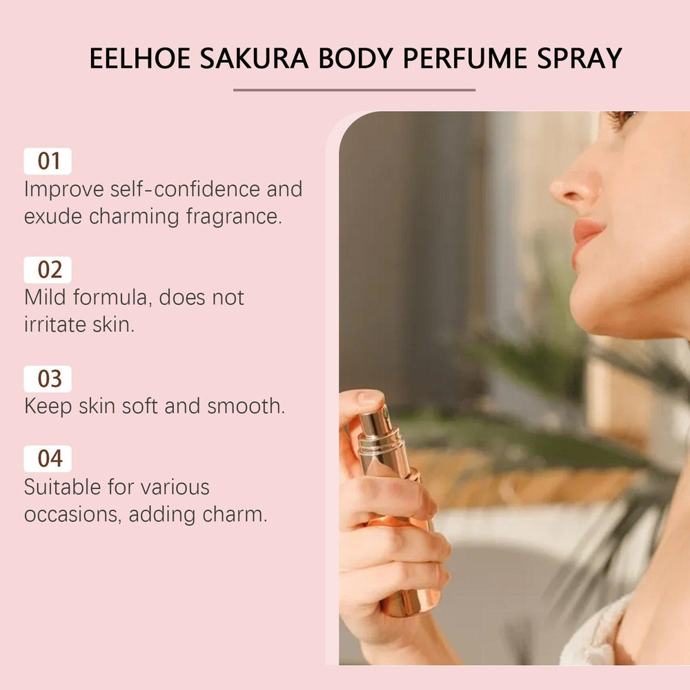 Profumo per il corpo alla fioritura di ciliegio Spray Elegante Ammorbidente per la pelle - EX-STOCK Canada
