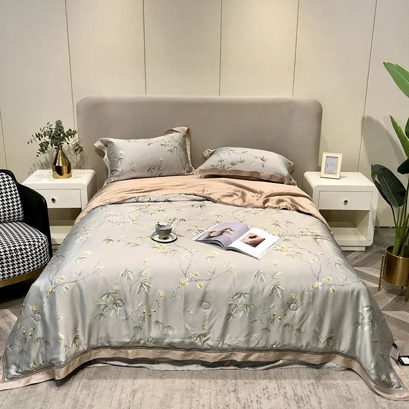 High-end Tencel Summer Cooling Duvet Four-piece Set EX-STOCK Canada