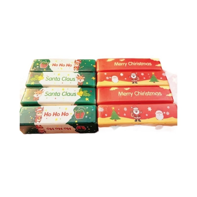 Christmas Butter Stick Squishy Toy – Red & Green Slow-Rebound Foam 8