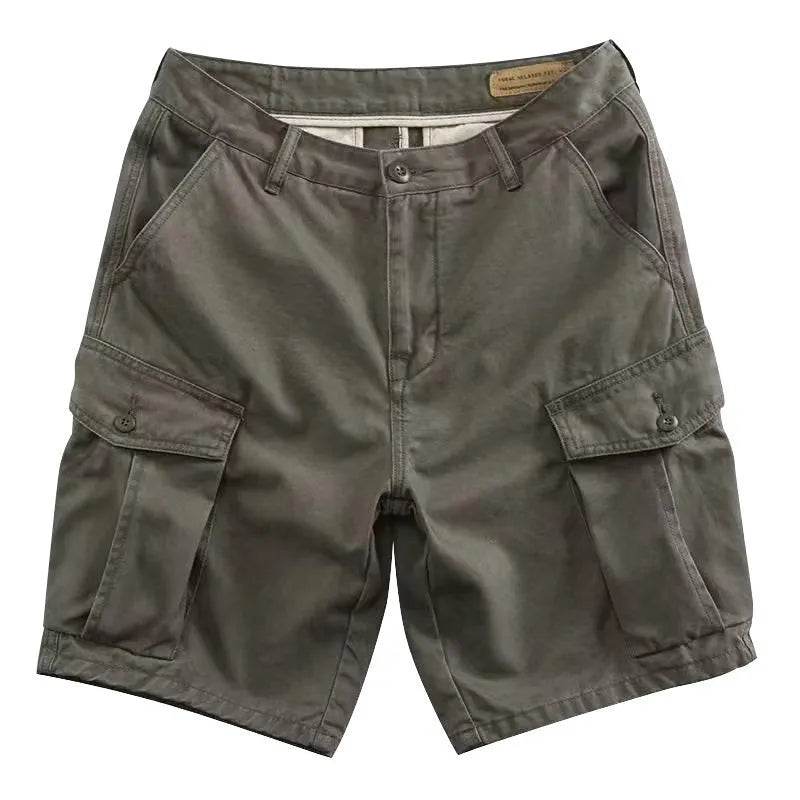 Workwear Casual Men's Loose Summer All-matching Straight Fifth Cargo short Pants - EX-STOCK Canada